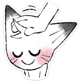 🐱 975ba0d3 mèo, thú cưng, động vật, dễ thương, kawaii, vuốt ve, dịu dàng telegram sticker