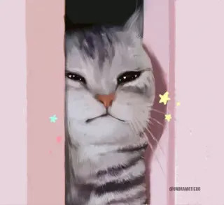 😉 f08b3287 кот, животное, милый, питомец, домашний, наклейка telegram sticker