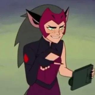 😈 3b9f85d9 Adora/She-Ra She-Ra and the Princesses of Power animation, fantasy, character, netflix, tv show, catra, adora telegram sticker