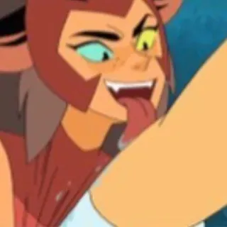 👅 5f27614a Catra She-Ra and the Princesses of Power cartoon, cat, animation, feline, tv show telegram sticker