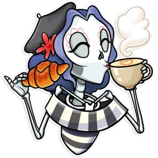 Catrina Calavera whatsapp stickers