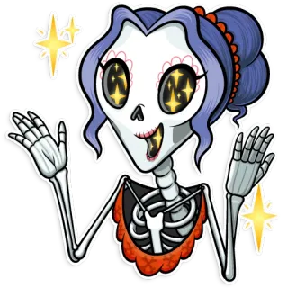Catrina Calavera telegram stickers