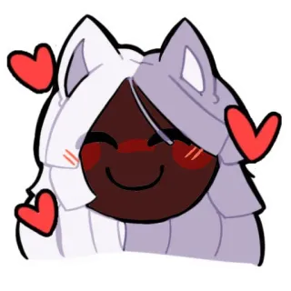 💜 17ac7a2c schattig, kawaii, liefde, hart, anime, manga, cartoon telegram sticker