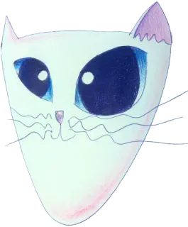 🙀 0e28817b Katze, Tier, Haustier, Kätzchen, süß, Zeichnung telegram sticker