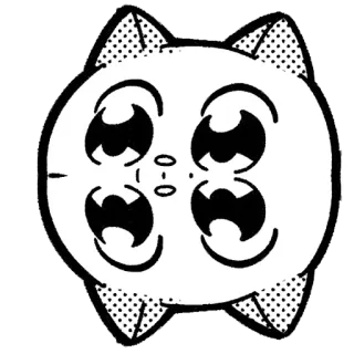 🙂 46baef55 gatto, cartone animato, adesivo, animale telegram sticker