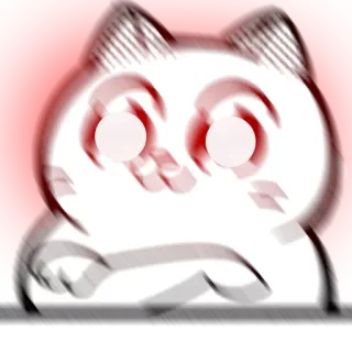 👹 6a250b0d gatto, animale, adesivo telegram sticker