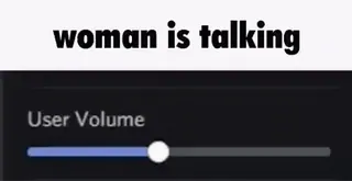 😂 00030755 woman is talking volume, woman, talking, slider, user volume whatsapp sticker