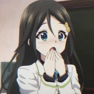 😱 4bc56c02 애니메이션, 여자, 만화, 캐릭터, 귀여운, 일러스트 whatsapp sticker