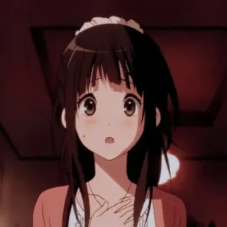 😳 4be61bdd 애니메이션, 여자, 소녀, 캐릭터, 귀여운, 인물사진 whatsapp sticker