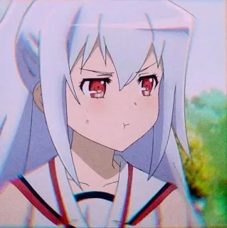 😤 5c6ad580 애니메이션 여자, 일러스트, 만화, 캐릭터, 애니메이션 whatsapp sticker