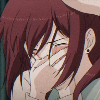 😭 a3a71fc8 애니메이션, 울음, 화남, 여자, 슬픔, 캐릭터 whatsapp sticker