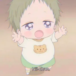 🥺 995365da Nii-chan. 赤ちゃん, かわいい, アニメ, 兄ちゃん, 男の子, 子供, 漫画 telegram sticker
