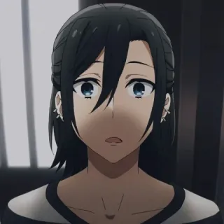 🖤 23bfe504 Izumi Miyamura Horimiya Anime, Manga, Charakter, Horimiya, Izumi Miyamura telegram sticker