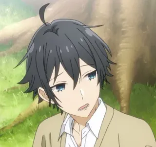 🖤 858e493a Anime, Männlich, Charakter, Horimiya telegram sticker