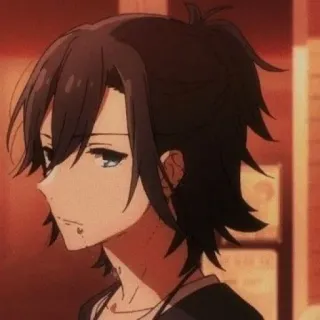 🖤 9c648592 Anime, Horimiya, Manga, Charakter, Porträt telegram sticker