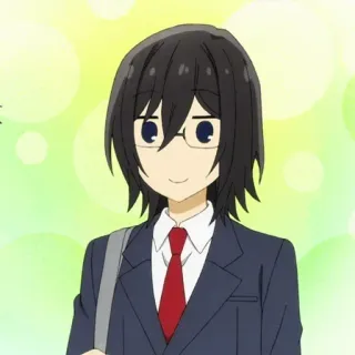 🖤 a3ca25a6 Anime, Charakter, Männlich, Schuluniform, Lächelnd telegram sticker