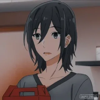 🖤 e361ec2a Izumi Miyamura Horimiya Anime, Manga, Charakter, Horimiya, Izumi Miyamura telegram sticker
