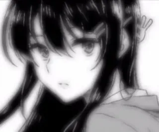 🖤 b65c4d0e 애니메이션, 소녀, 만화, 캐릭터 telegram sticker