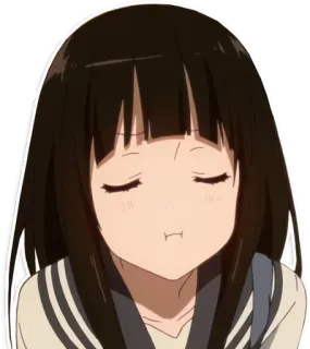 😤 ef2d5028 애니메이션, 소녀, 귀여운, 만화, 치비 telegram sticker