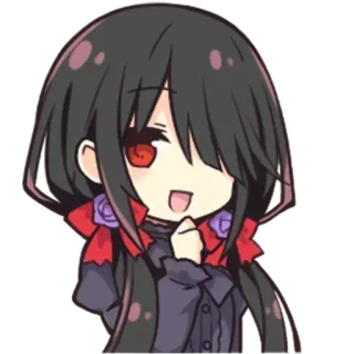 😏 7609076b อนิเมะ, มังงะ, การ์ตูน, จิบิ, ผู้หญิง, ตัวละคร, น่ารัก telegram sticker