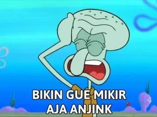 🤔 1eb22878 Squidward SpongeBob SquarePants BIKIN GUE MIKIR
AJA ANJINK สควิดวาร์ด, สพันจ์บ็อบ, มีม, ตลก, การ์ตูน telegram sticker