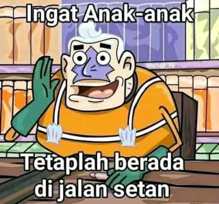 🙂 27acbee2 Ingat Anak-anak
Tetaplah berada
di jalan setan การ์ตูน, ตลก, ชั่วร้าย, เด็ก, ปีศาจ, มีม telegram sticker