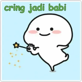 🤔 483b9076 cring jadi babi น่ารัก, การ์ตูน, เวทมนตร์, ประกาย, หยด, แปลก telegram sticker