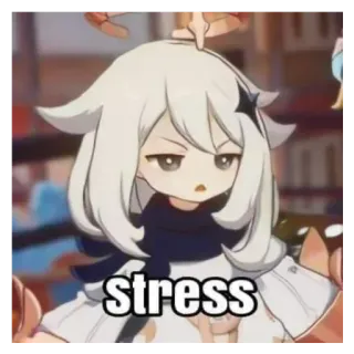 😒 6af7587f Paimon Genshin Impact stress อนิเมะ, เกม, ไพม่อน, เก็นชิน อิมแพ็ค, ความเครียด, ตัวละคร telegram sticker