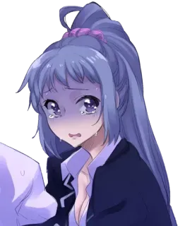 😨 8b7555c1 อนิเมะ, ผู้หญิง, ร้องไห้, เศร้า, อารมณ์, การ์ตูน, ภาพประกอบ telegram sticker