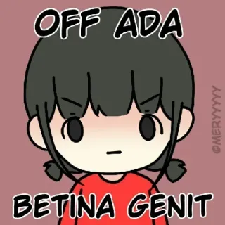 👀 9ba5f79c OFF ADA
BETINA GENIT การ์ตูน, เด็กผู้หญิง, ภาพวาด, ภาพประกอบ, จิบิ telegram sticker