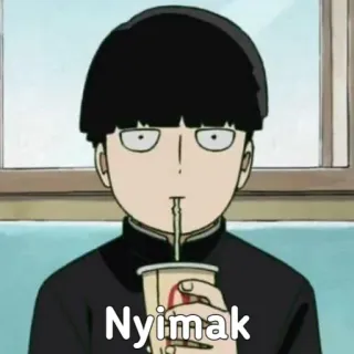 😐 ac9703fe Nyimak อนิเมะ, การ์ตูน, ดื่ม, เครื่องดื่ม, หลอด, มังงะ, ภาพประกอบ telegram sticker