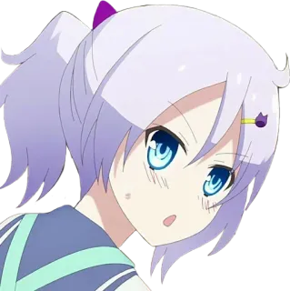 💜 4fda487d animé, dessin animé, fille, personnage telegram sticker