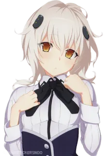 🐼 0f5e5a41 STICKERSINDO 动漫, 女孩, 女性, 卡通, 贴纸 telegram sticker