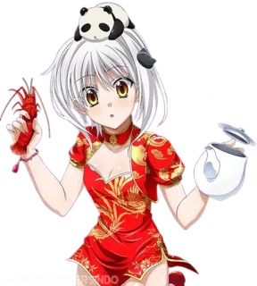 High School DxD ➜ @AnimeStickersIndo whatsapp stickers