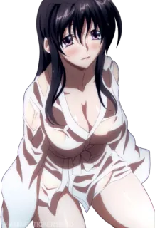 ⚡️ bc98216e 动漫, 女孩, 女人, 湿, 浴袍 telegram sticker