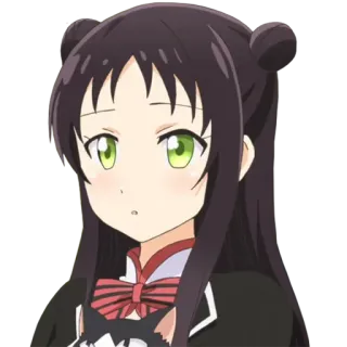 👀 8d6b36d1 Anime, Fille, Personnage, Dessin animé, Mignon, Brune telegram sticker