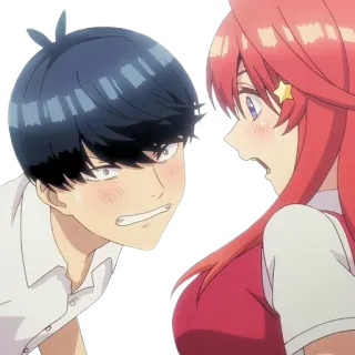 🍓 54f73403 anime, stel, relatie, cartoon telegram sticker