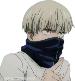 🍣 44f5febb Toge Inumaki Jujutsu Kaisen アニメ, マンガ, 狗巻棘, 呪術廻戦, キャラクター, ステッカー telegram sticker