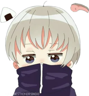 🍣 7a79c1b6 STICKERSINDO アニメ, マンガ, かわいい, ちび telegram sticker