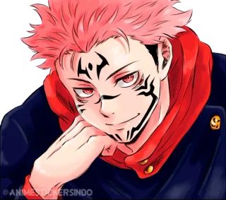 Jujutsu Kaisen ➜ @AnimeStickersIndo whatsapp stickers