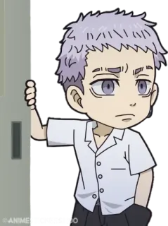 💫 0da1b532 Anime, Chibi, Anak laki-laki, Lucu, Manga, Kartun telegram sticker