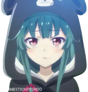 🐾 2e93b732 ANIME STICKERS INDO 动漫, 女孩, 可爱, 贴纸, 卡通, 角色 telegram sticker