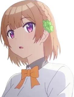 😦 e0da9857 动漫, 女孩, 卡通, 角色, 女性, 肖像 telegram sticker