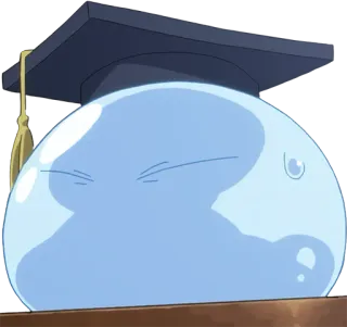 👨‍🎓 49e14309 Rimuru Tempest That Time I Got Reincarnated as a Slime Anime, Slime, Chuyển sinh, Isekai, Tốt nghiệp telegram sticker