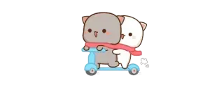 🛴 4158fa05 моти персиковый кот, милый, животные, кот, скутер telegram sticker