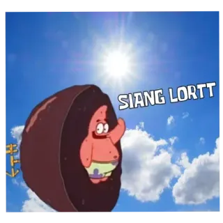 😳 29ae229c Patrick Star SpongeBob SquarePants SIANG LORTT 派大星, 海绵宝宝, 卡通, 喜剧, 搞笑, 动画 telegram sticker