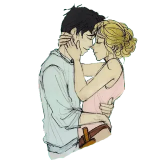 😍 57495e81 coppia, romance, abbraccio, amore, relazione, affetto telegram sticker