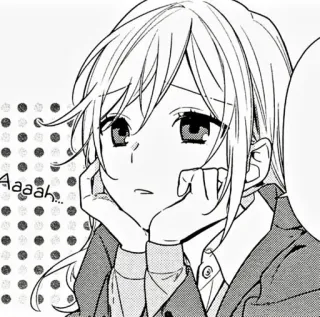 🃏 25e00a3f Aaaah... anime, manga, cewek, bosan, imut telegram sticker