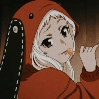 ➖ 690a12b0 Anime, Gadis, Permen lolipop, Kartun, Lucu, Seni telegram sticker