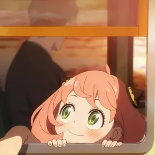 🥜 19b48221 Anya Forger Spy × Family anime, kartun, lucu, anya forger, spy x family telegram sticker